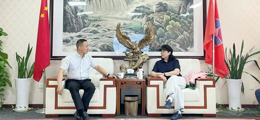 淮安经发投资集团赴我司进行交流访问